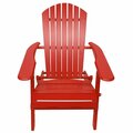 Leigh Country Red Folding Adirondack Chair TX 39012